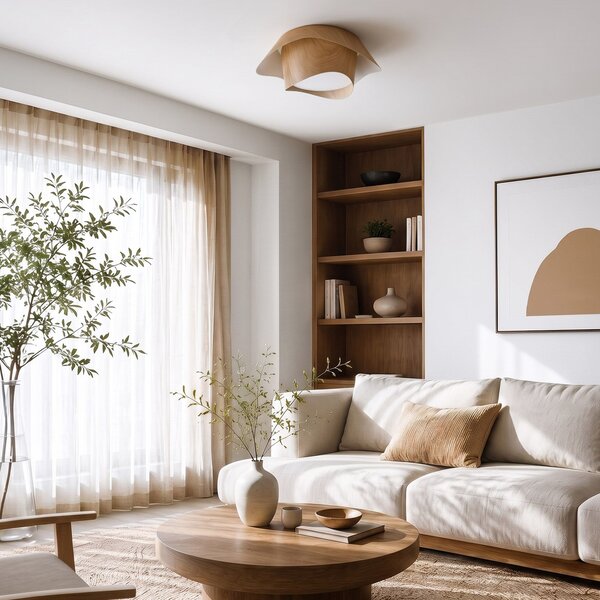 Φωτιστικό οροφής LED APP1930-C 40cm WOOD