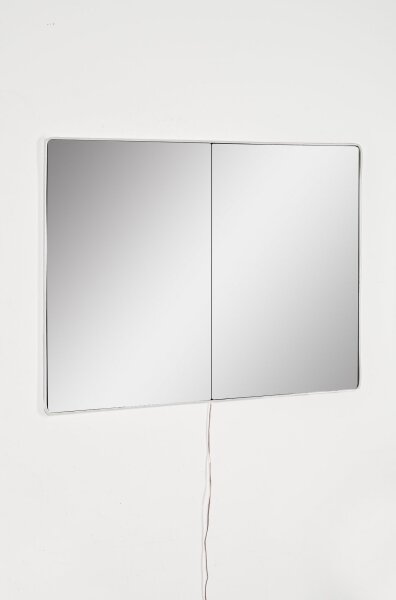 Καθρέφτης τοίχου LED με οπίσθιο φωτισμό RECTANGULAR 80x60 cm λευκό