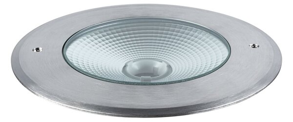 Paulmann Vanea LED χωνευτό φωτιστικό δαπέδου IP67, Ø 16cm, Μεταλλικό, Μέταλλο, σύγχρονο, Φωτιστικά εσοχής στρογγυλά