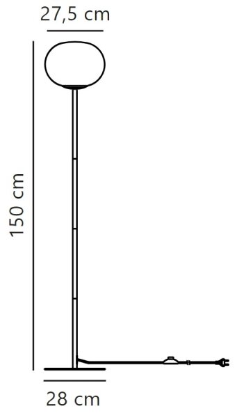 Nordlux - Επιδαπέδια λάμπα ALTON 1xE27/25W/230V χρυσαφί