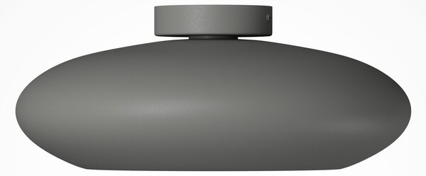 Maytoni Φωτιστικό οροφής LED Aros, σκούρο γκρι, Ø 40 cm, μέταλλο, 3.000 K, Γκρι, Σαλόνι / τραπεζαρία, Αλουμίνιο