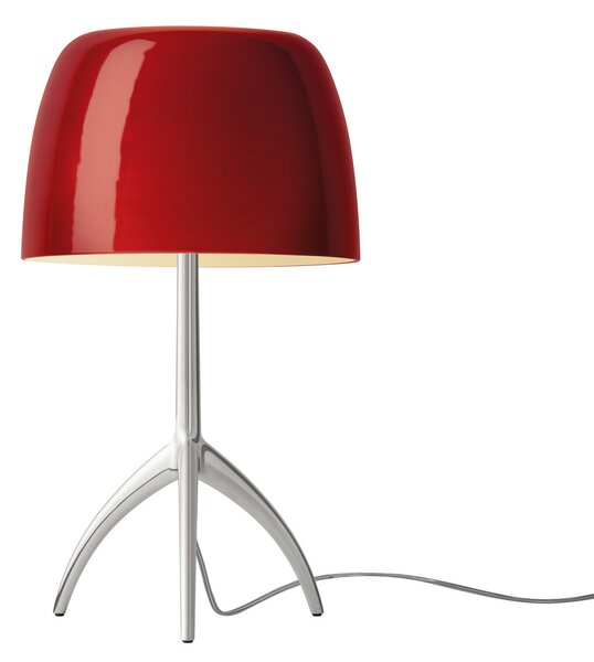 Foscarini Lumiere piccola αλουμίνιο/κόκκινο dimmable, ρυθμιζόμενος, Κόκκινο, Σαλόνι / τραπεζαρία, Γυαλί, σχεδιασμός