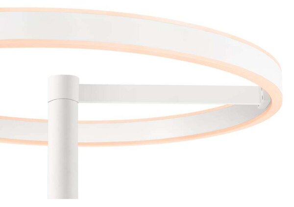 SLV LED λαμπτήρας δαπέδου One Straight, λευκός, 2700/3000 K, ρυθμιζόμενος, Λευκό, Σαλόνι / τραπεζαρία, Μέταλλο, σύγχρονο