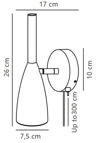 DFTP by Nordlux - Προβολέας τοίχου PURE 1xGU10/8W/230V γκρι