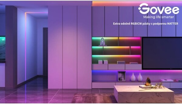 Govee - Wi-Fi RGBICW Smart PRO Ταινία LED 10m MATTER - extra durable