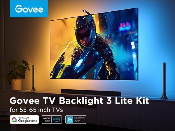 Govee - ΣΕΤ 2x Backlight TV 55-65" SMART LED οπίσθιος φωτισμός RGBICW Wi-Fi