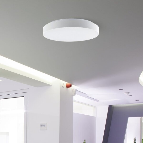 LED Dimmable φωτιστικό οροφής LED/40W/230V 3000-6500K 39,5 cm λευκό + RC