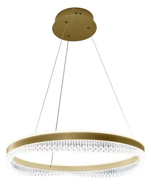 Κρεμαστό φωτιστικό οροφής LED PRECIOSA LED/52W/230V διάμετρος 60 cm χρυσό