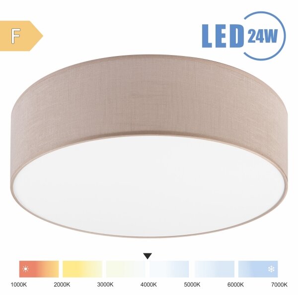 Brilagi - Φωτιστικό οροφής LED SIRIJA LED/24W/230V διάμετρος 45 cm μπεζ