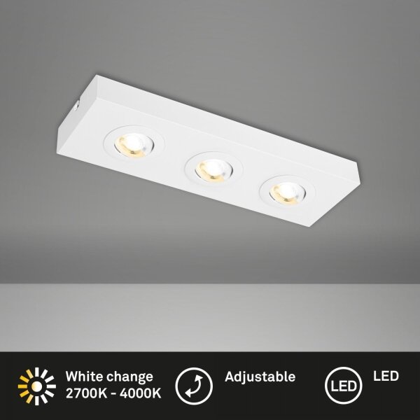 Briloner 3996036 - LED Σποτ CTS 3xLED/4W/230V 2700/4000K λευκό