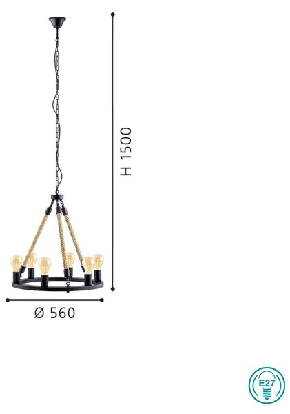 Φωτιστικό Κρεμαστό Vintage Industrial EGLO FINDLAY 49694