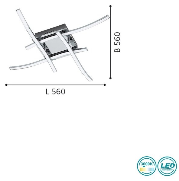 Φωτιστικό Οροφής Eglo Valmora 96327