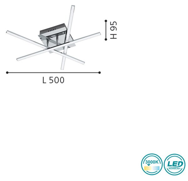 Φωτιστικό Κρεμαστό Eglo Lasana 1 95568