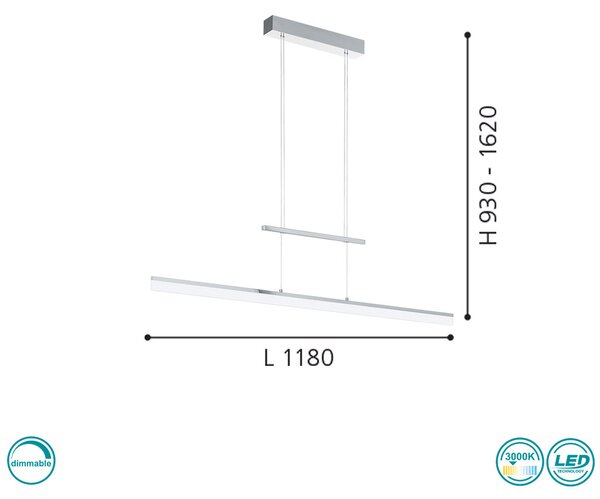 Κρεμαστό Φωτιστικό Eglo Tarandell 96866