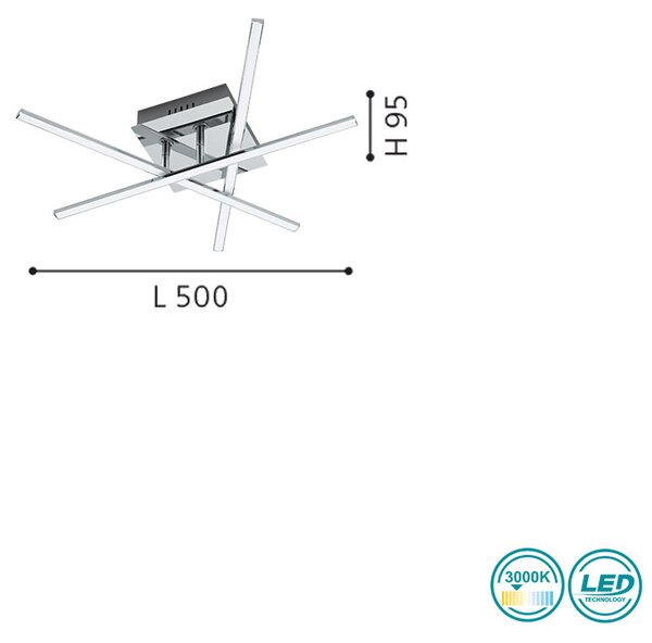 Φωτιστικό Οροφής Eglo Lasana1 95567