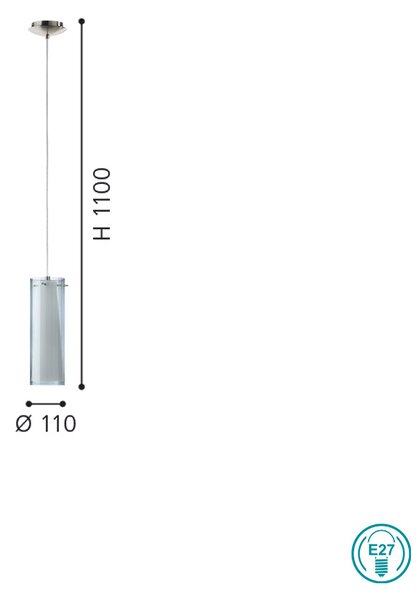 Φωτιστικό Κρεμαστό EGLO PINTO NERO 90304