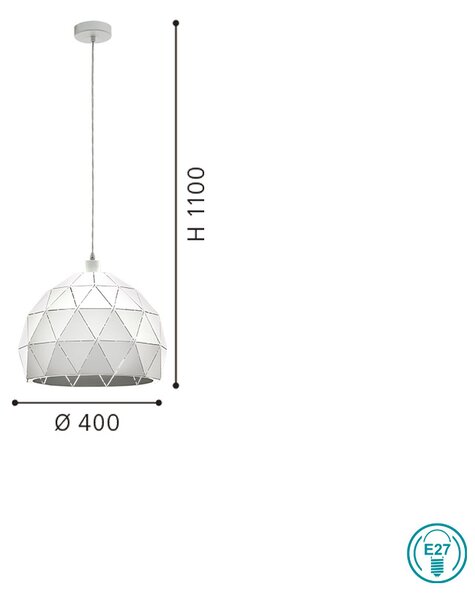 Φωτιστικό Κρεμαστό EGLO ROCCAFORTE 97855 D400mm
