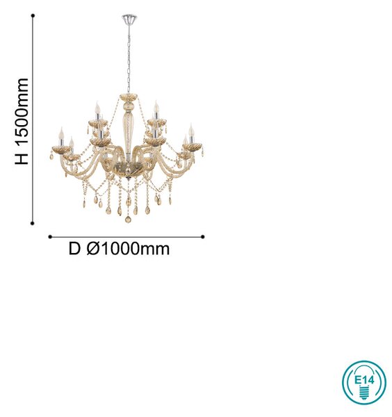 Φωτιστικό Πολυέλαιος EGLO BASILANO 39094 D 1000mm