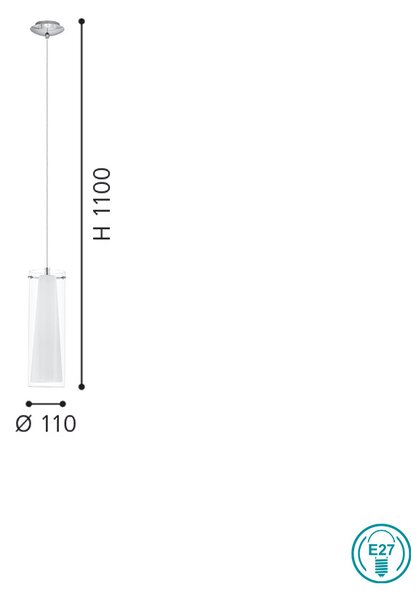 Φωτιστικό Κρεμαστό EGLO PINTO 89832