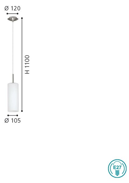 Φωτιστικό Κρεμαστό EGLO TROY 3 85977