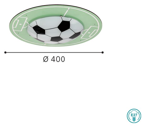 Φωτιστικό Οροφής Eglo Tabara 97667 Soccer