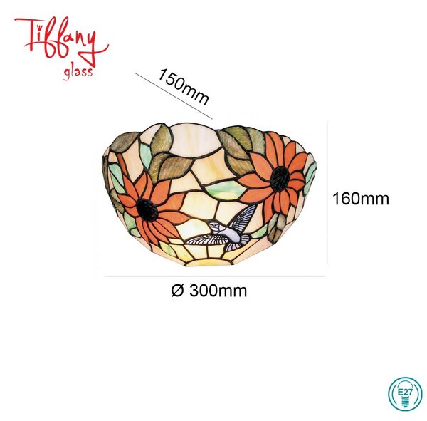 Απλίκα Tiffany Luce Ambiente I-Dafne-AP 8031440352154