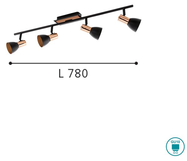 Φωτιστικό Σποτ Ράγα EGLO BARNHAM 94587