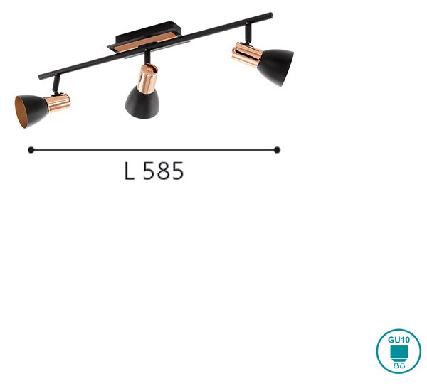 Φωτιστικό Σποτ Ράγα EGLO BARNHAM 94586