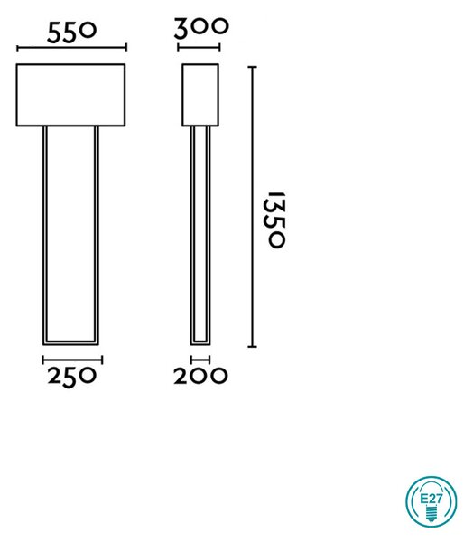 Φωτιστικό Δαπέδου Faro Vesper 29979