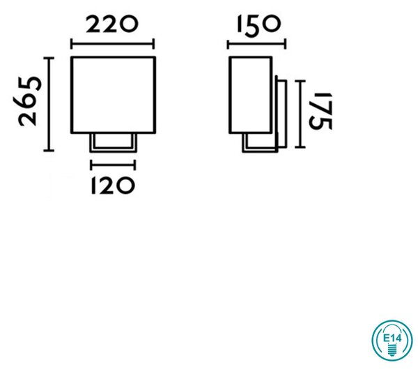 Απλίκα Faro Vesper 29981