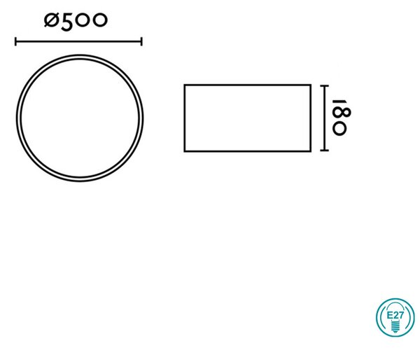 Φωτιστικό Οροφής Faro Seven 68317