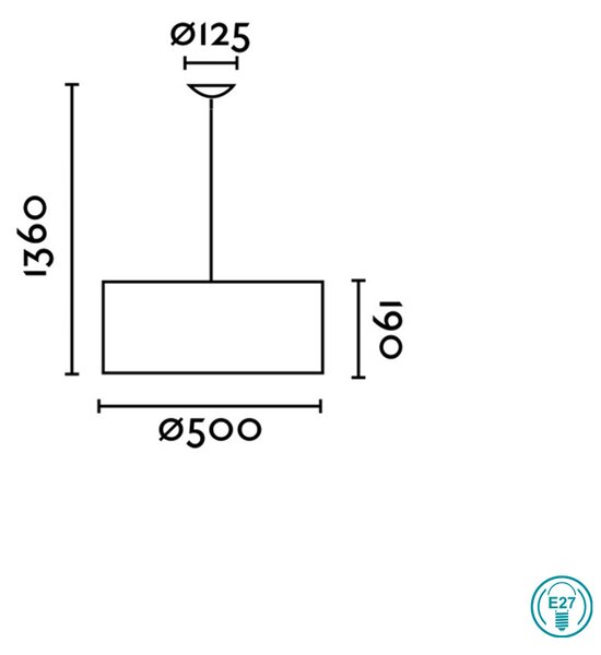 Φωτιστικό Κρεμαστό Faro Seven 68284