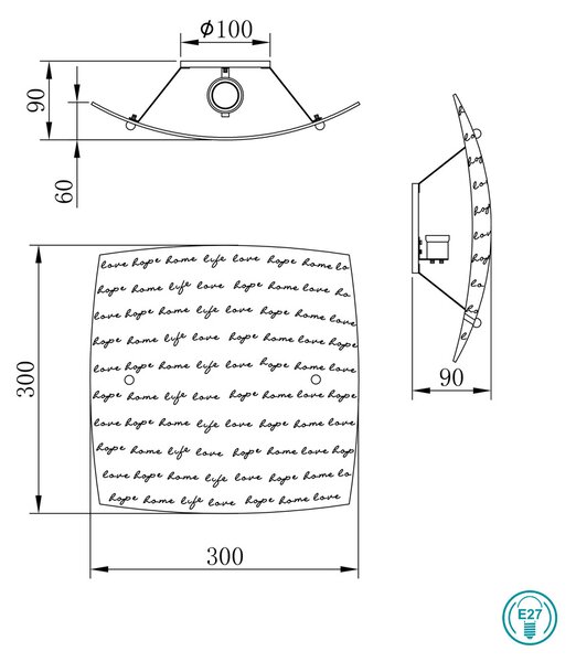 Φωτιστικό Οροφής Trio Lighting Signa 602500101