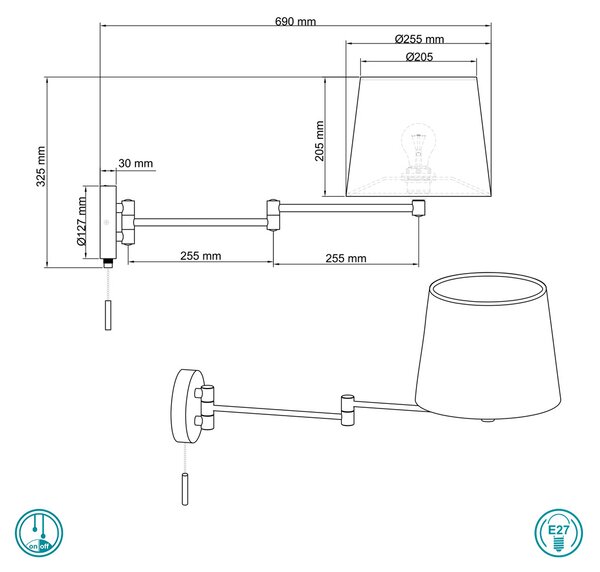 Απλίκα Trio Lighting Lyon 209100107