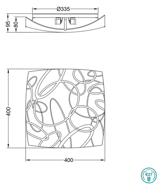 Φωτιστικό Οροφής Trio Lighting Spirelli 604400201