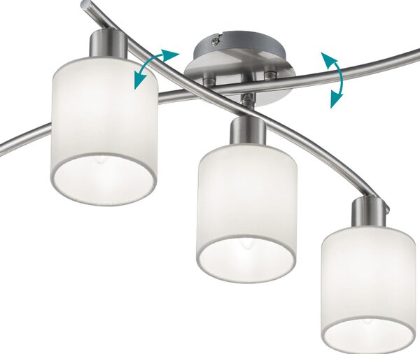 Φωτιστικό Οροφής Trio Lighting Garda 605400501 Λευκό