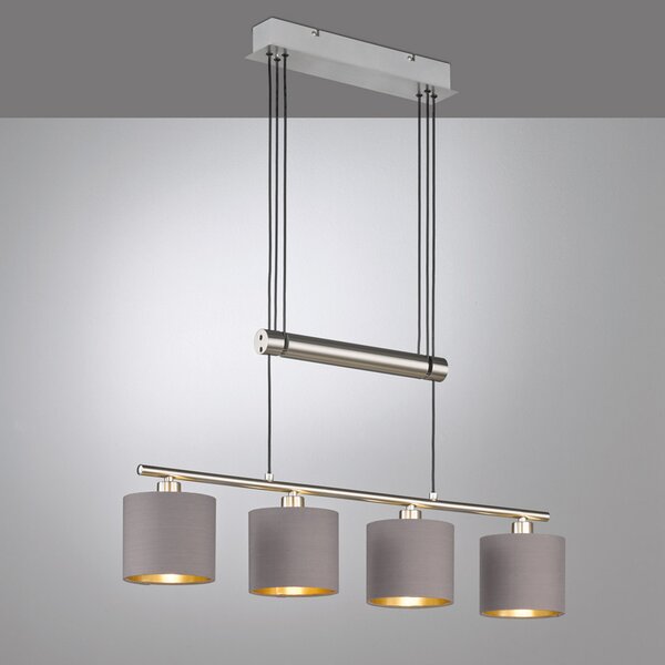 Φωτιστικό Κρεμαστό Ράγα Trio Lighting Garda 305400441 Τοπέ