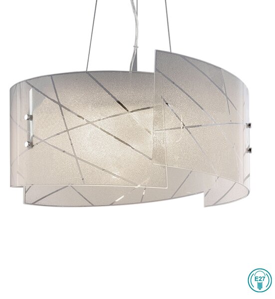 Φωτιστικό Κρεμαστό Trio Lighting SANDRINA 301200300 Λευκό (White)