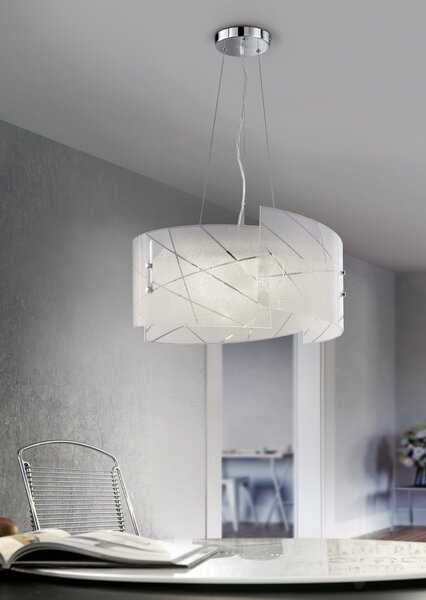 Φωτιστικό Κρεμαστό Trio Lighting SANDRINA 301200300 Λευκό (White)