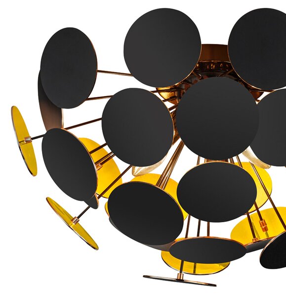 Φωτιστικό Οροφής Trio Lighting Discalgo 609900332 Μαύρο Ματ