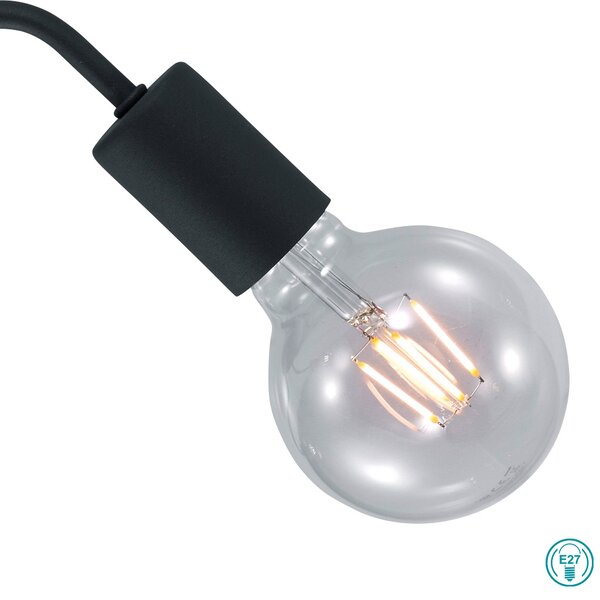 Φωτιστικό Οροφής Trio Lighting Diallo 608000332 Μαύρο Ματ