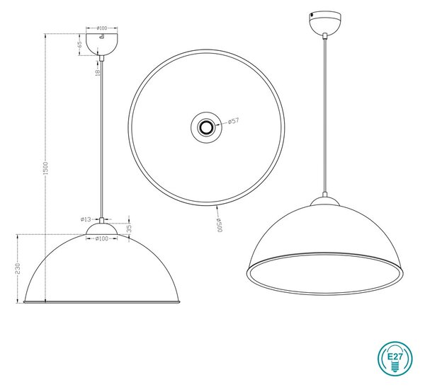 Φωτιστικό Κρεμαστό Trio Lighting Romino II 308000132