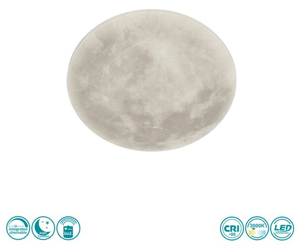 Φωτιστικό Οροφής Trio Lighting Lunar 627514000