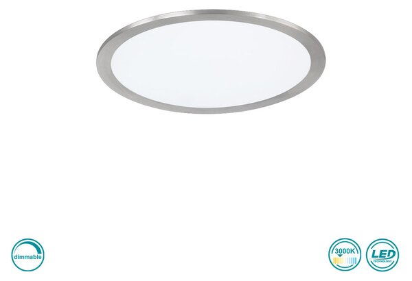 Φωτιστικό Οροφής Trio Lighting Phoenix 674093007 Νίκελ Ματ