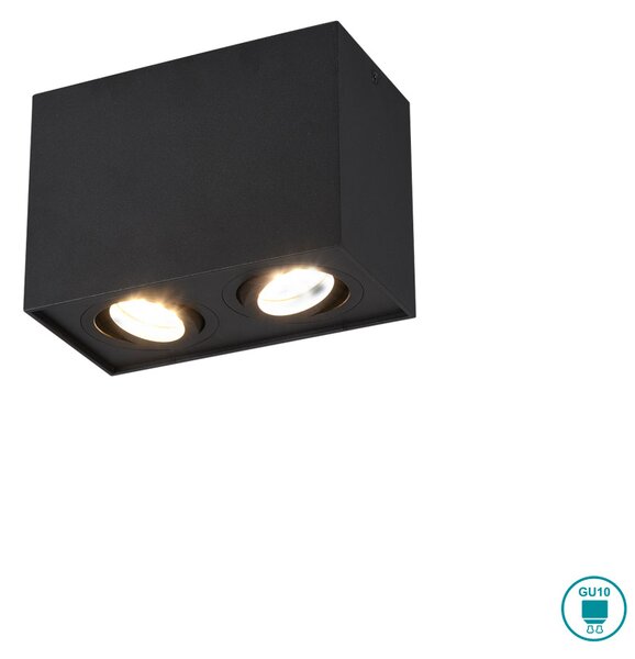 Σποτ Trio Lighting Biscuit 613000232 Μαύρο