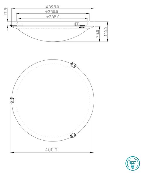 Φωτιστικό Οροφής Trio Lighting Adrian 6105021-01