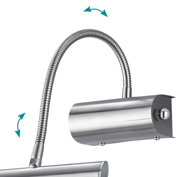 Απλίκα Πίνακα Trio Lighting Curtis 279770107 Νίκελ Ματ
