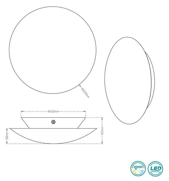 Απλίκα Trio Lighting Chiros 224110179 Χρυσό