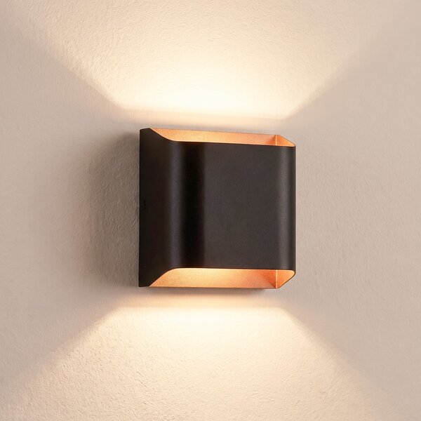Opviq Φωτιστικό τοίχου Bera, μαύρο, 15 x εκ., μέταλλο, G9, ρυθμιζόμενος, Μαύρο, Σαλόνι / τραπεζαρία, Μέταλλο, σύγχρονο