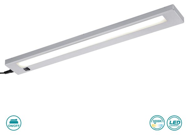 Φωτιστικό Πάγκου Κουζίνας Trio Lighting Alino 272970787 Γκρι Τιτανίου